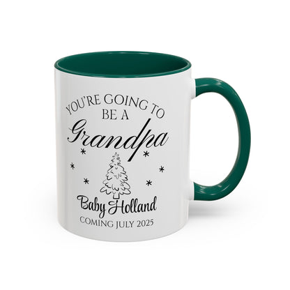 You’re Going to Be a Grandpa Mug, Pregnancy Announcement Coffee Cup, New Grandpa Gift, Baby Reveal Mug for Grandparents, Personalized Baby Announcement