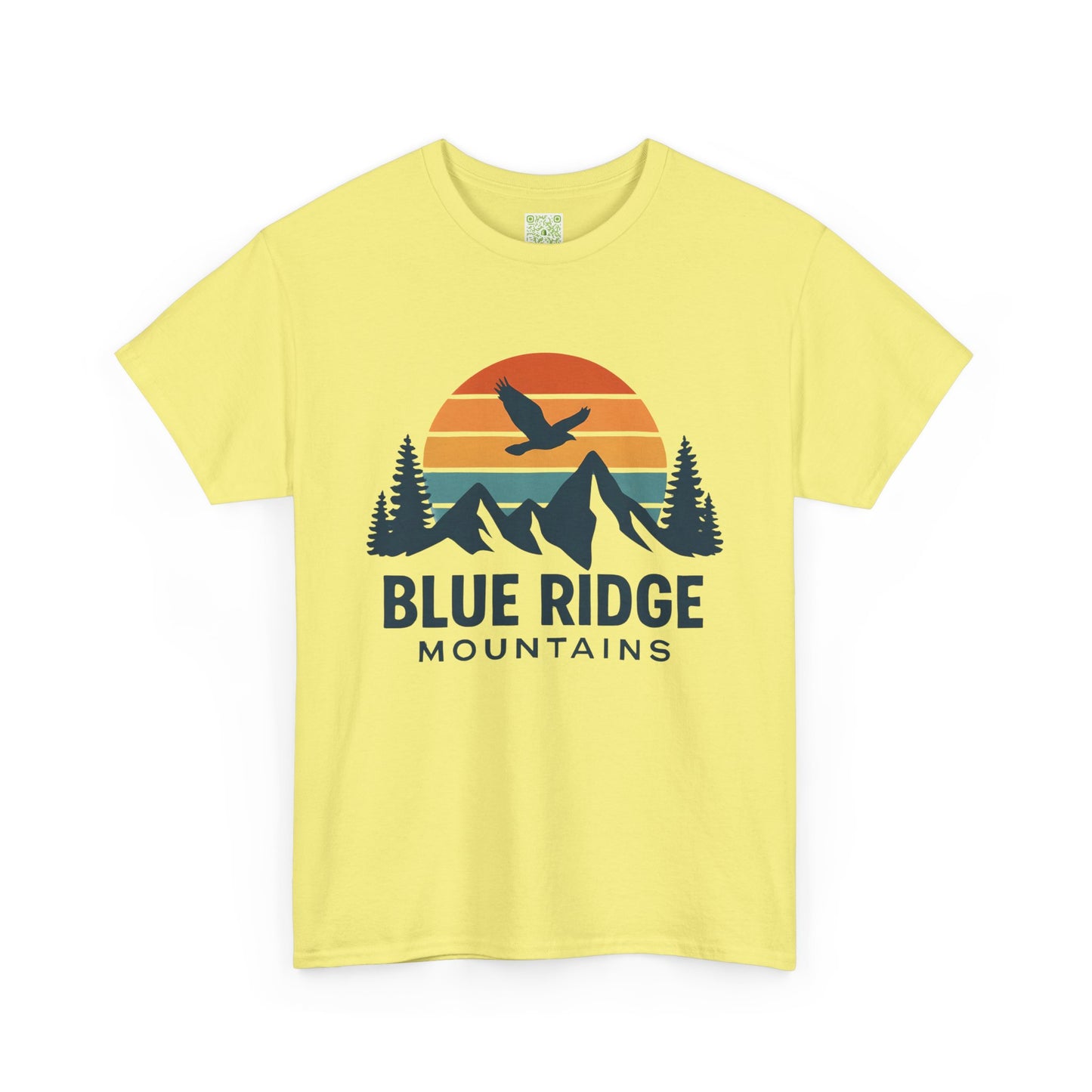Blue Ridge Parkway Unisex Heavy Cotton Tee, Nature Lover Shirt, Blue Ridge Mountains, North Carolina Shirt, Camping Gift