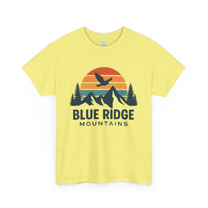Blue Ridge Parkway Unisex Heavy Cotton Tee, Nature Lover Shirt, Blue Ridge Mountains, North Carolina Shirt, Camping Gift