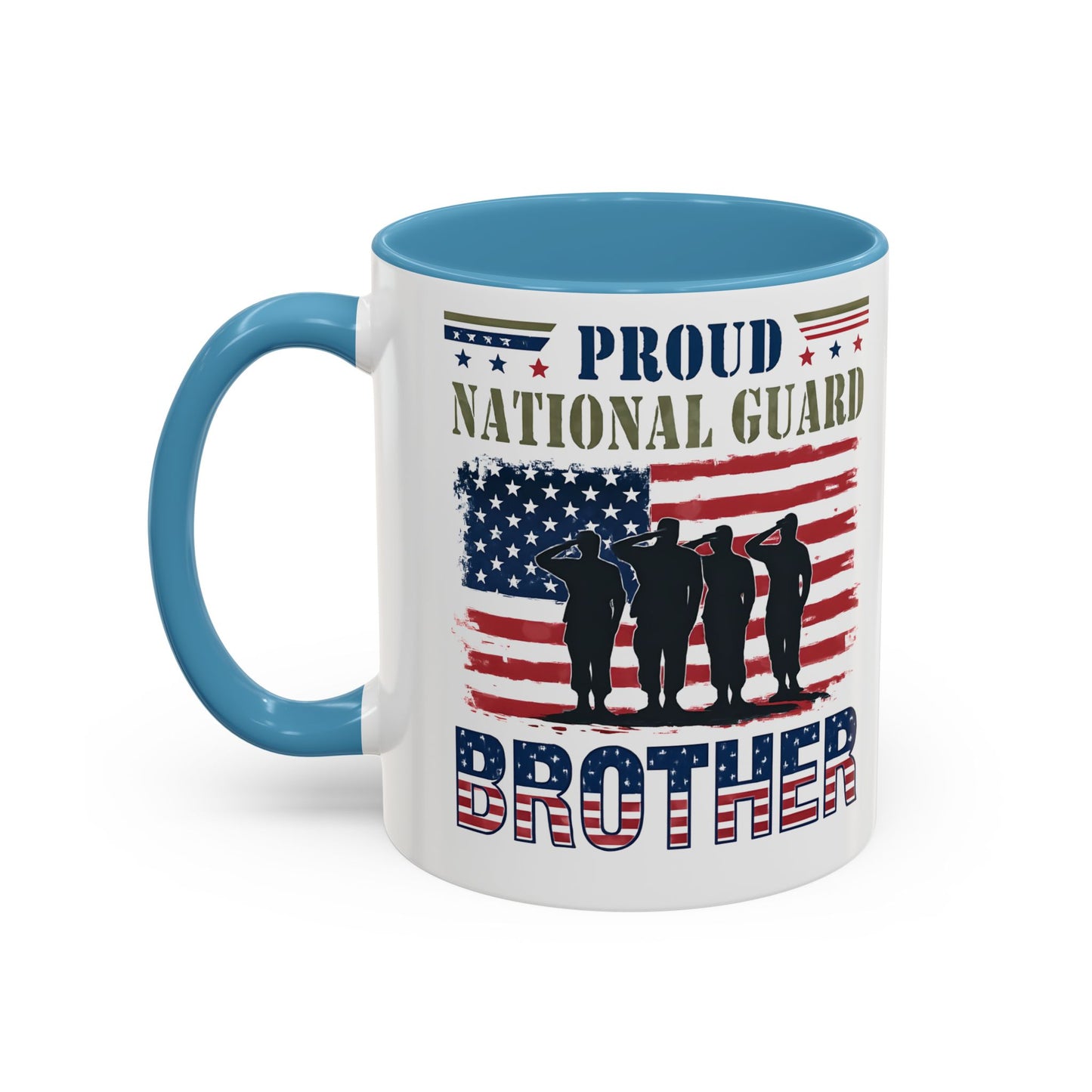 Proud National Guard Brother Coffee Mug, Veteran Appreciation Mug, Military Family Gift, Army Gifts, Tactical Gifts