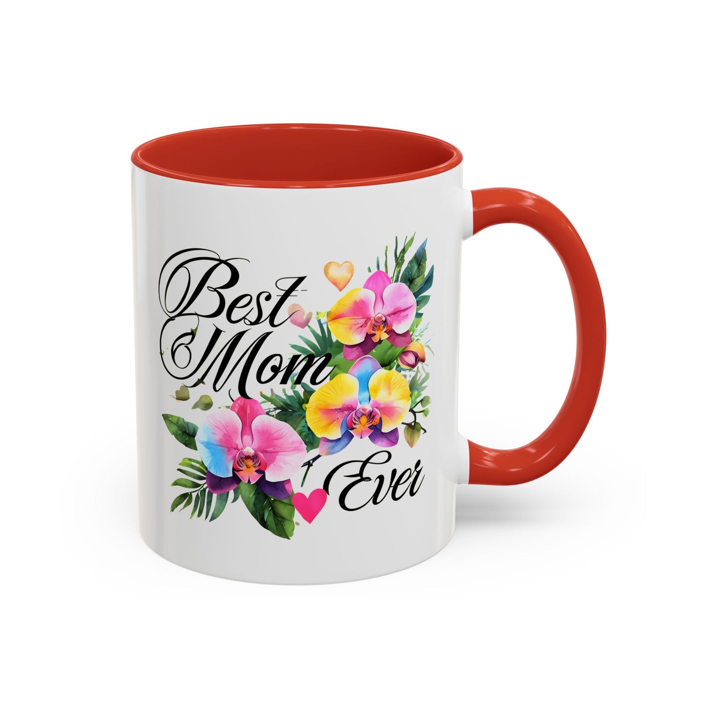 Floral Best Mom Coffee Mug, Vibrant Tea Mug for Mom, Unique Mother's Day Gift, Appreciation Gift for Her