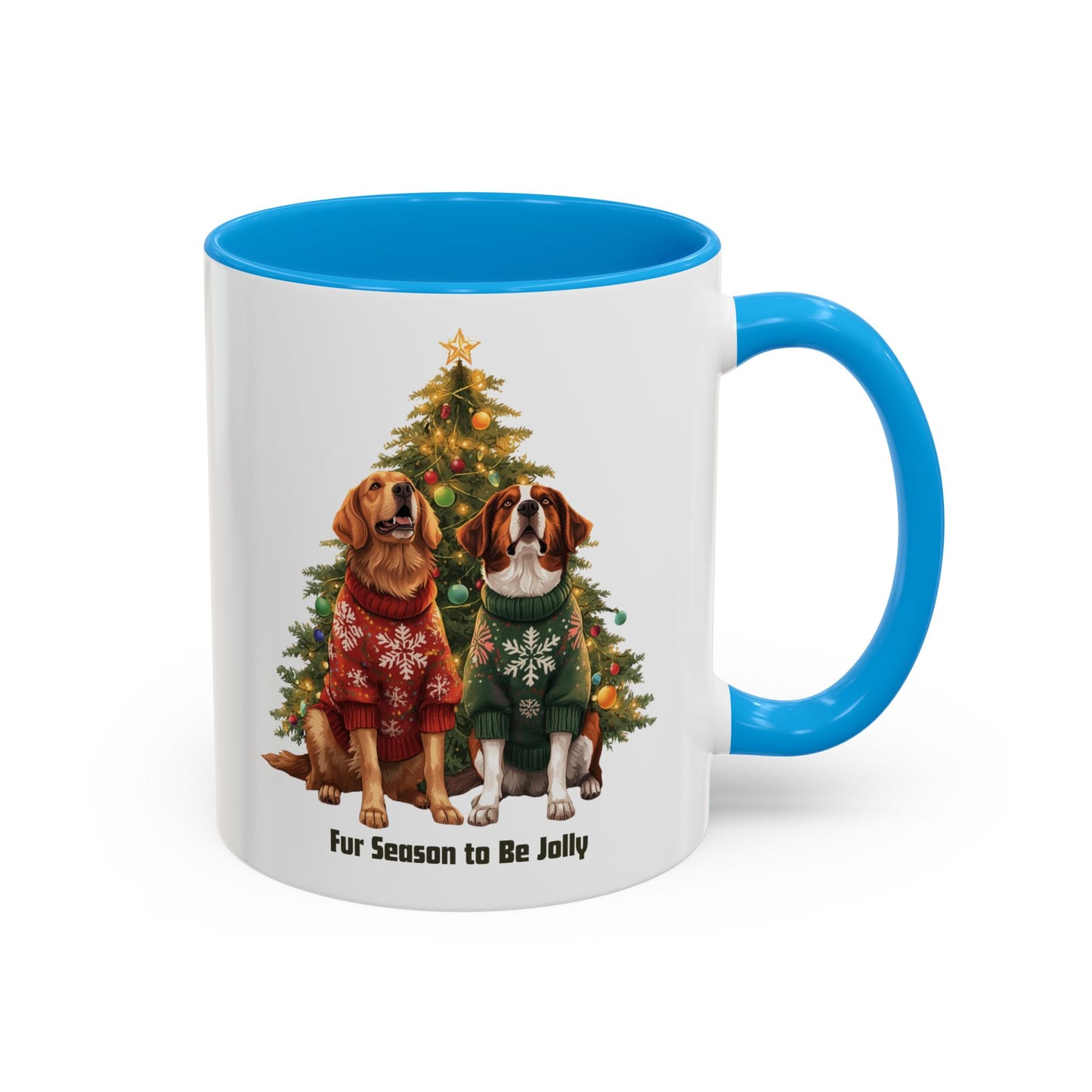 Festive Dog-Themed Mug for Pet Lovers, Dog Christmas Mug, Cute Christmas Dog Mug, Custom Dog Mom Mug, Merry Christmas
