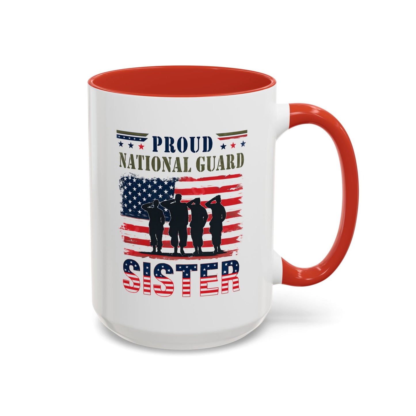 Proud National Guard Sister Mug, Army National Guard, Armed Forces Gift, Veteran Appreciation, Gift For Heroes