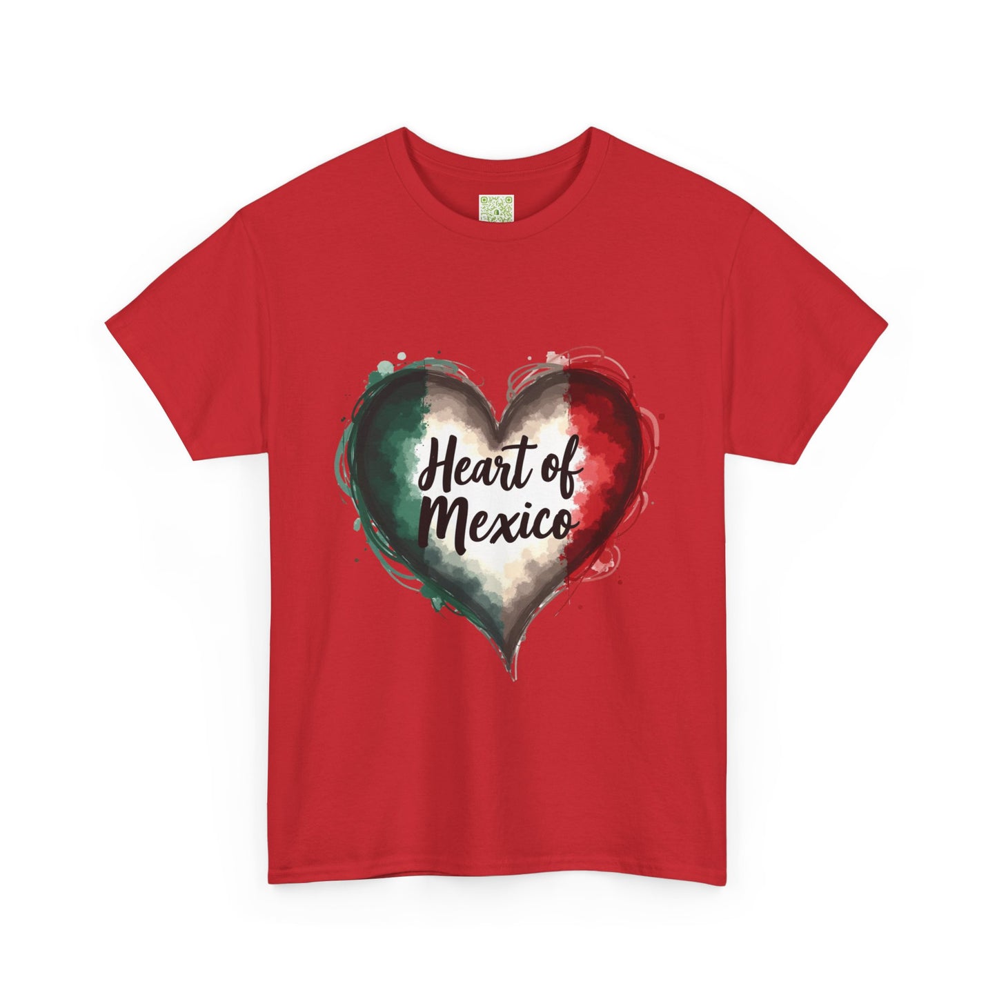 Viva la Vida Heart of Mexico Tee, Unisex Cotton Tee, Celebrate Mexican Heritage, Cinco de Mayo, Gift for Culture Lovers, Mexican Pride Tee