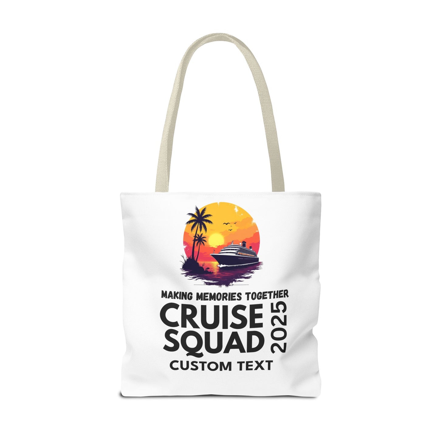 Personalized Cruise Squad Tote Bag, Family Cruise 2025, Matching Tote Bag, Vacation Tote, Family Vacation 2025, Cruise Bag