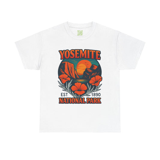 Vintage Yosemite National Park Tee, Nature Lover Shirt, Eco-Friendly Gift, Unisex Hiking Apparel, Yosemite Shirt