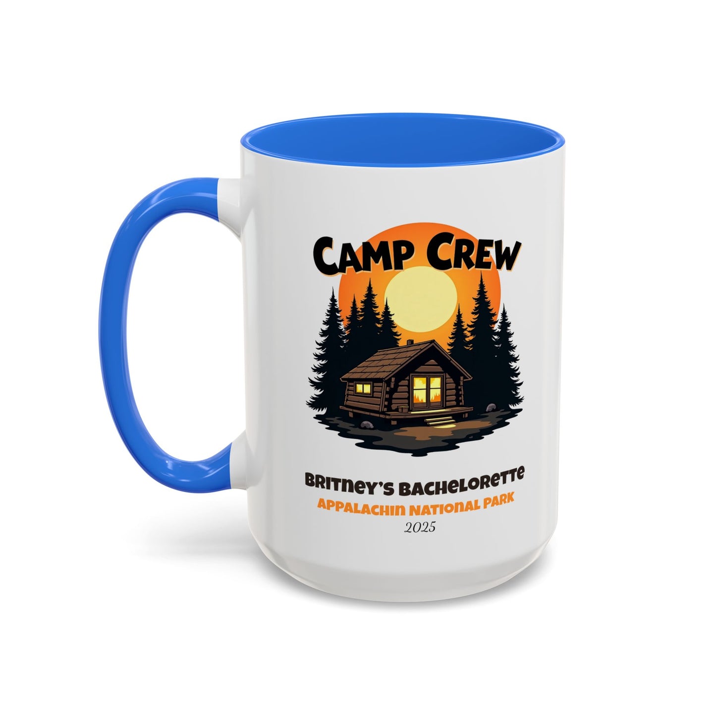 Camp Crew Accent Coffee Mug, Hen Party Favors, Camp Bachelorette, Bachelorette Cup, Girls Trip Gifts, Bride Tribe