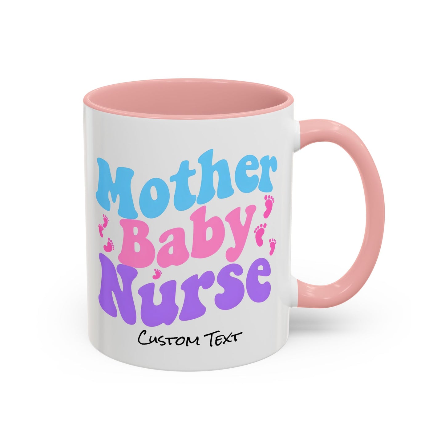 Retro Mother Baby Nurse Coffee Mug, Nurse Practitioner Gift, Labor and Delivery Nurse, Postpartum Gift, Nursery Nurse Cup