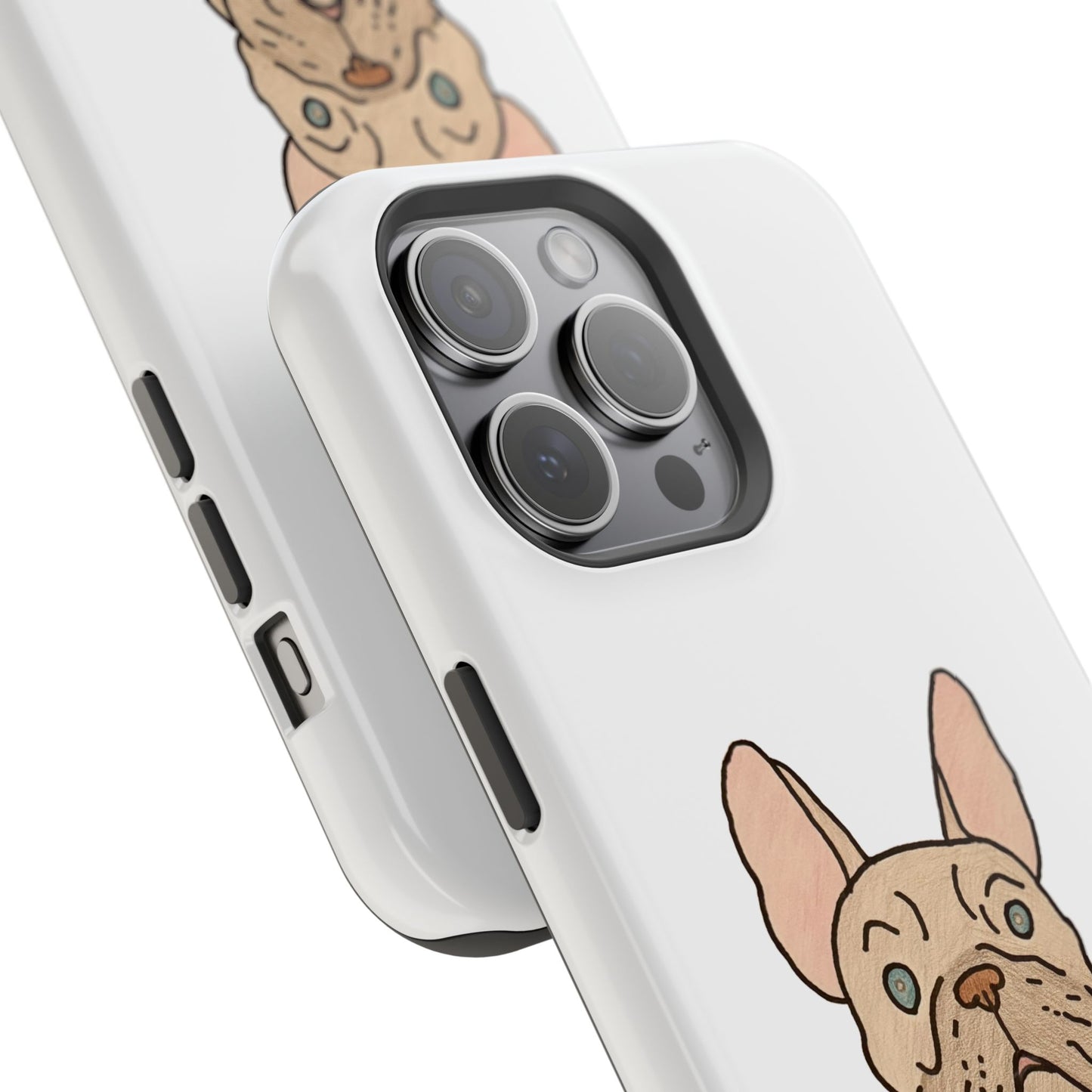 French Bulldog Magnetic Tough Case, Cute Pet Phone Cover, Dog Lover Gift, MagSafe Phone Protector, Unique Phone Accessory