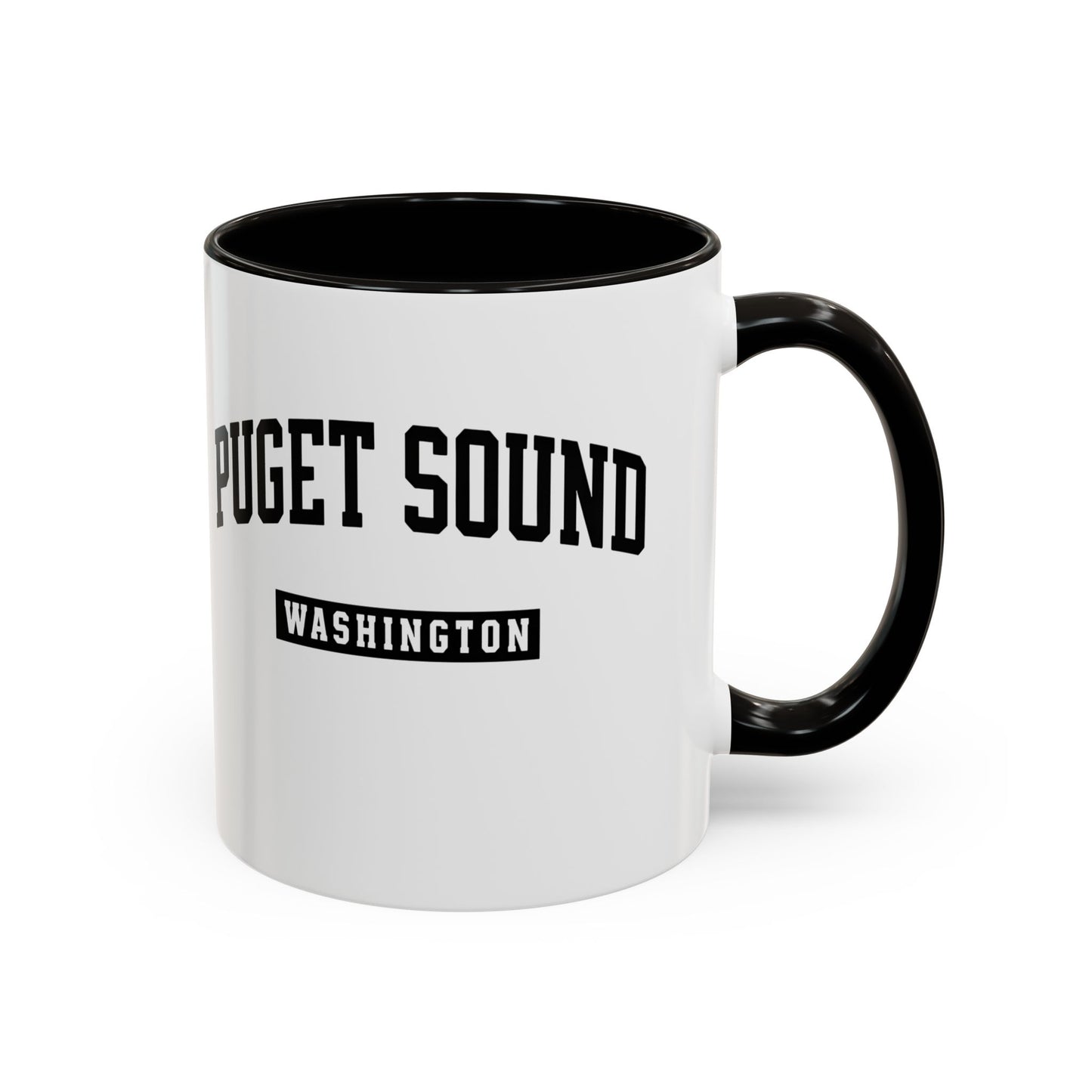 Seattle, Tacoma, Puget Sound Washington Accent Coffee Mug, Tacoma, Puget Sound Gift, Puget Sound WA, Washington Souvenir, Puget Sound Mug