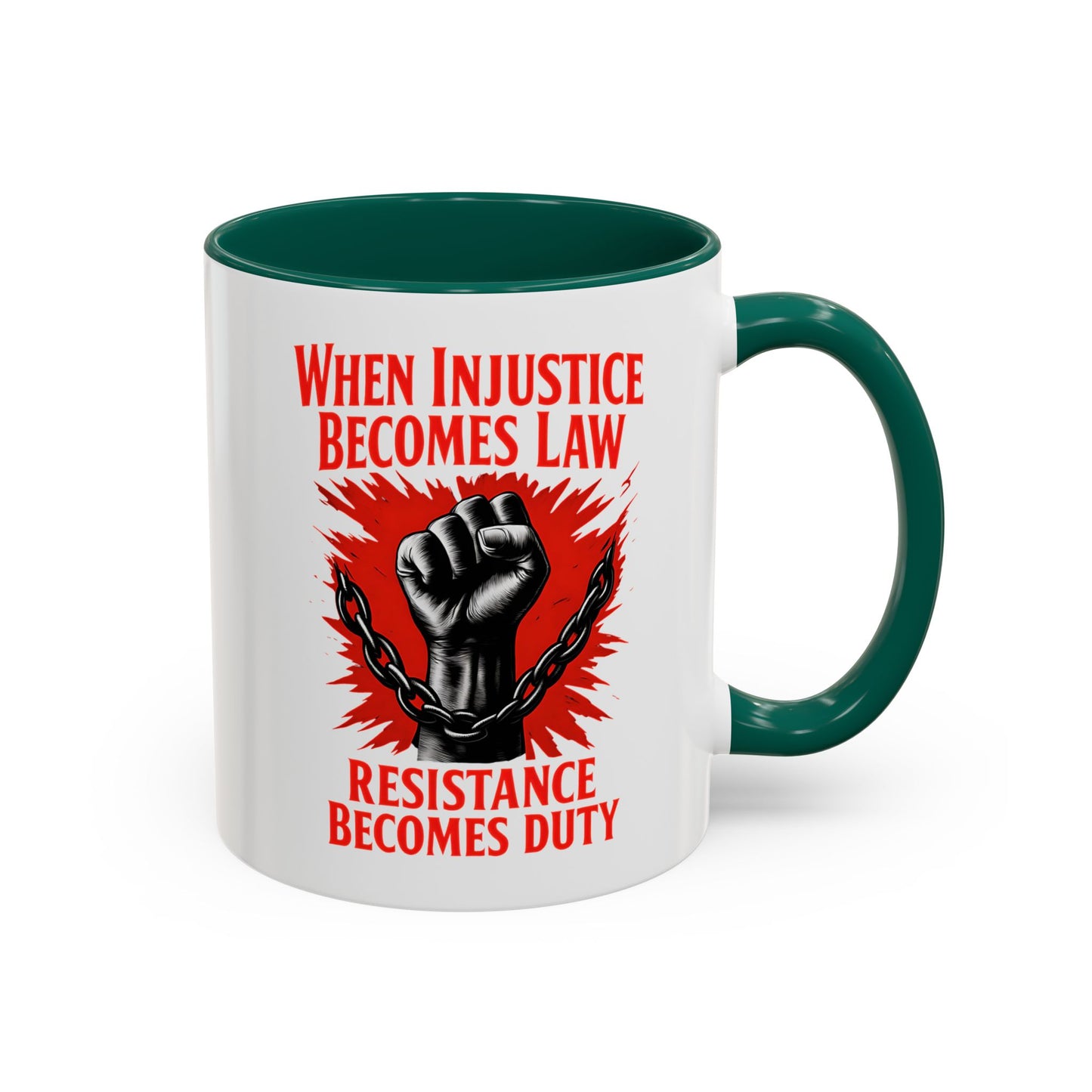 anti trump mug, chinga la mirgra, When Injustice Becomes Law, Resistance Mug, Social Justice Mug, Equality Coffee Cup, Resist Mug Gift