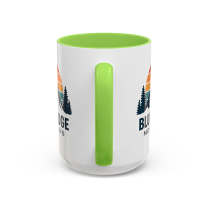 Blue Ridge Mountains, One Happy Camper, Accent Coffee Mug, Blueridge Mug, Blue Ridge Parkway, Camping Coffee Mug, Camping Gift