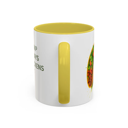 Trump Always Chickens Out TACO Mug, Subtle Anti Trump, Democrat Gift Mug, Funny Liberal Gift, Political Mug