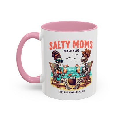 Bonus Mom Gift, Salty Moms Beach Club Mug, Salty Mug, Summer Mom Mug, Hot Mom Summer, Beach Club Mug, Stay Salty Mug, Beach Days