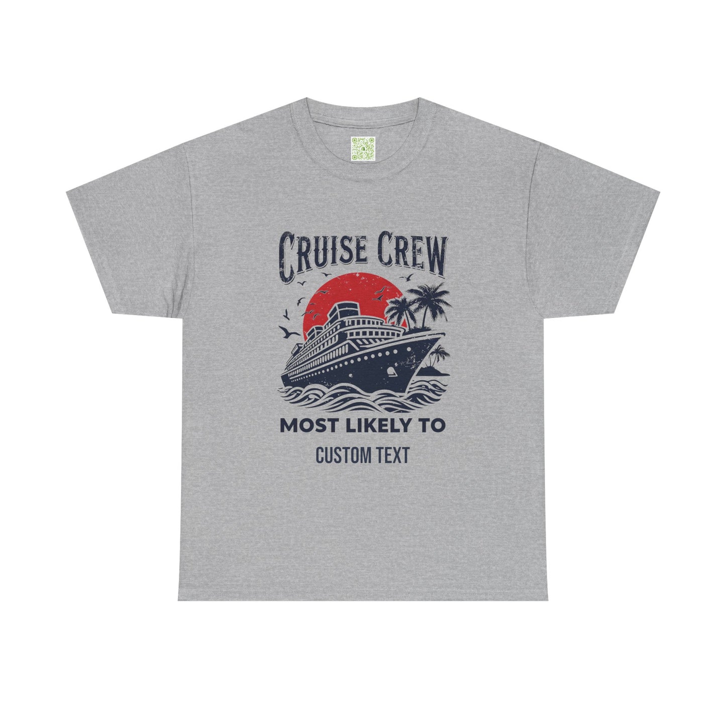 Custom Cruise Crew Unisex Tee, Cruise Shirts, Group Cruise Shirt, Birthday Cruise Tee, Family Cruise Shirt