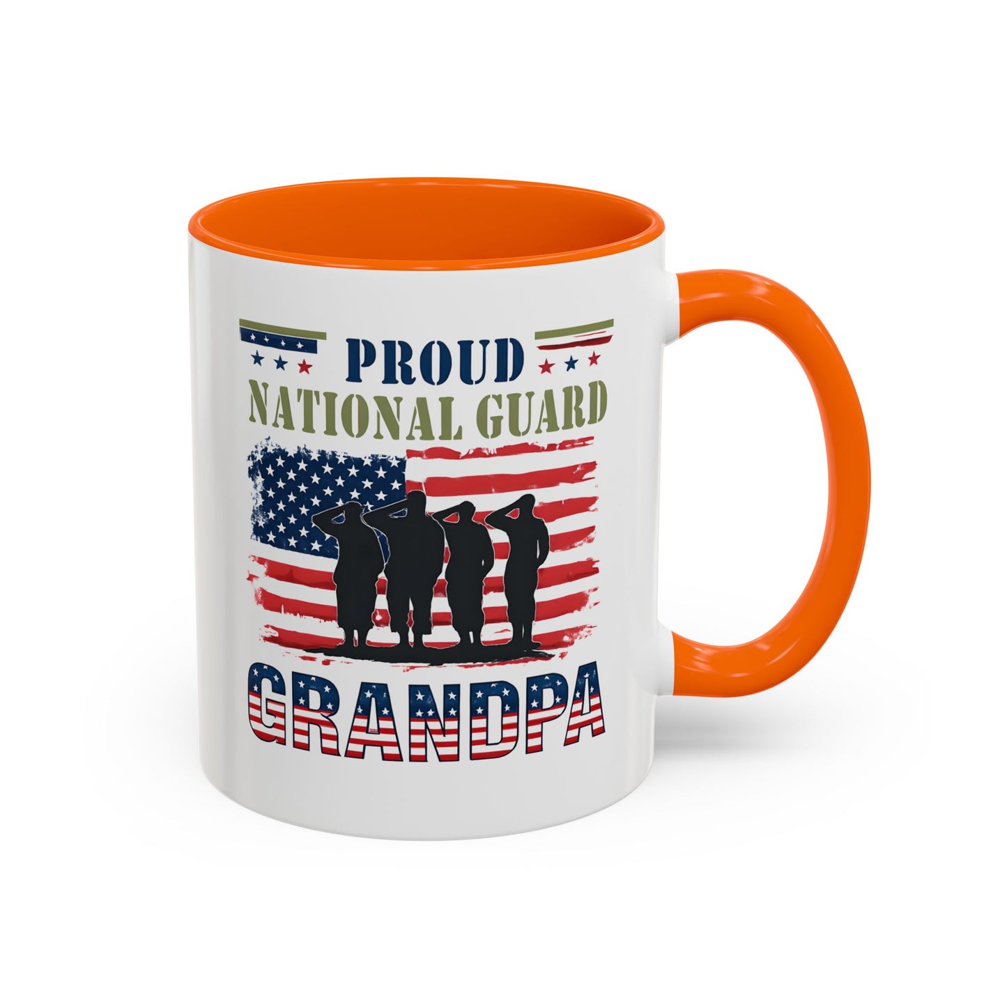 Proud National Guard Grandpa Coffee Mug, Army National Guard, Veteran Appreciation, Gift for Heroes, Military Family Gift