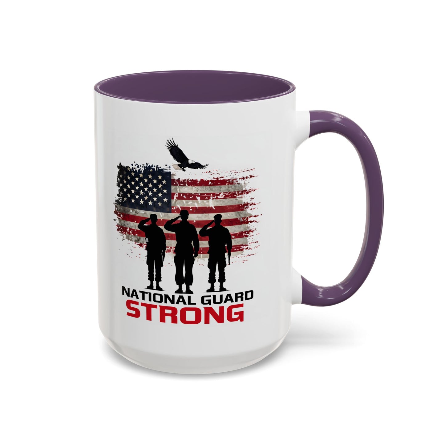 Patriotic National Guard Coffee Mug, Air National Guard, Army Wife Mug, Gift for Soldier, Army Veteran Gift, Army Dad Mug