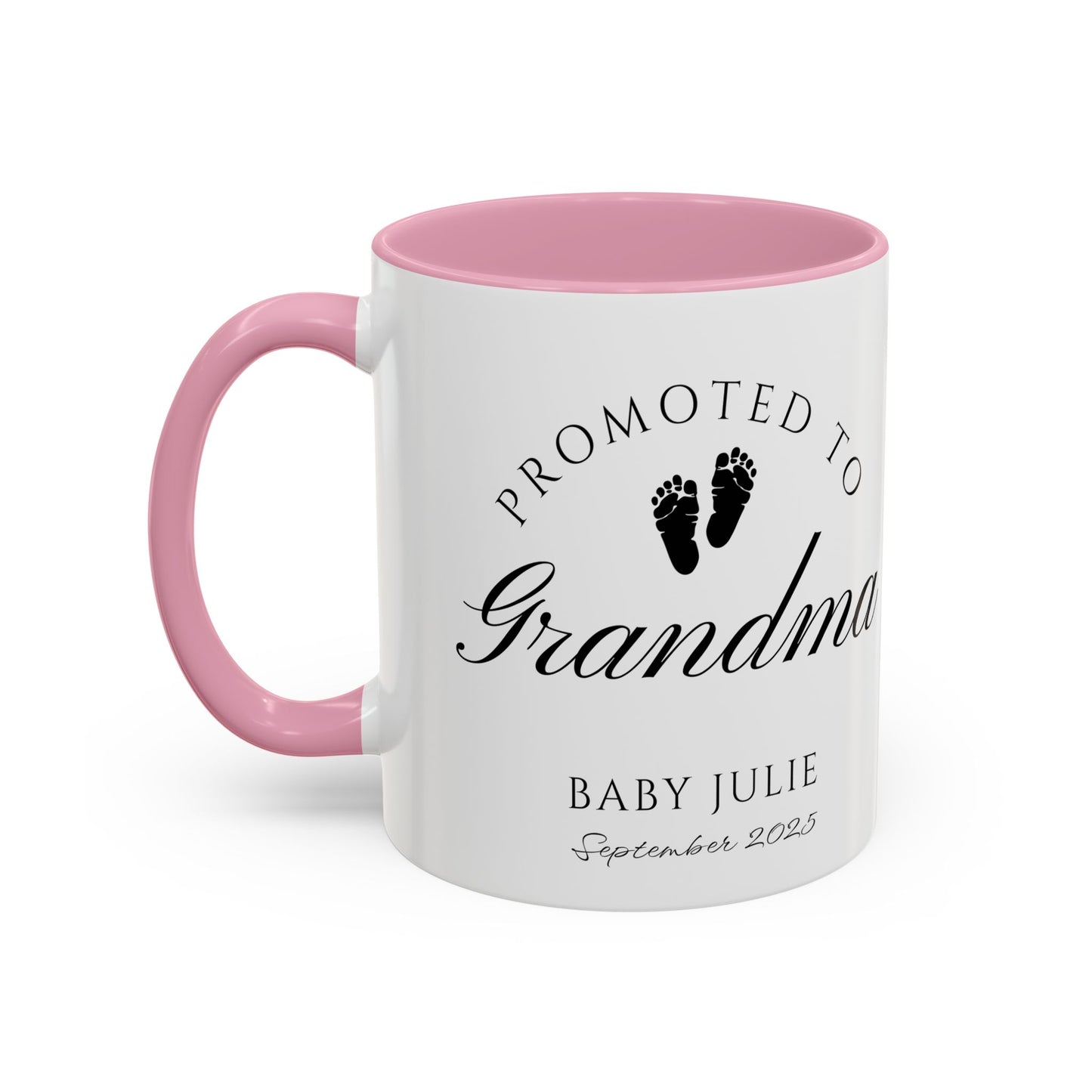 Promoted to Grandma Mug, Pregnancy Announcement Coffee Cup, Baby Reveal Gift, New Grandparent Mug, Grandma to Be Gift, Custom Baby Announcement