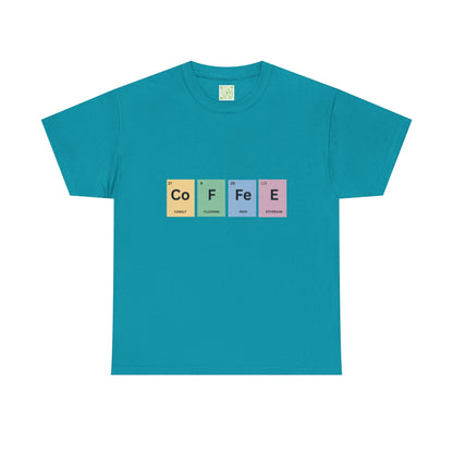 Creative Coffee Science Shirt, Chemistry Elements Tee, Periodic Table Shirt, Gift for Chemist, Science Teacher