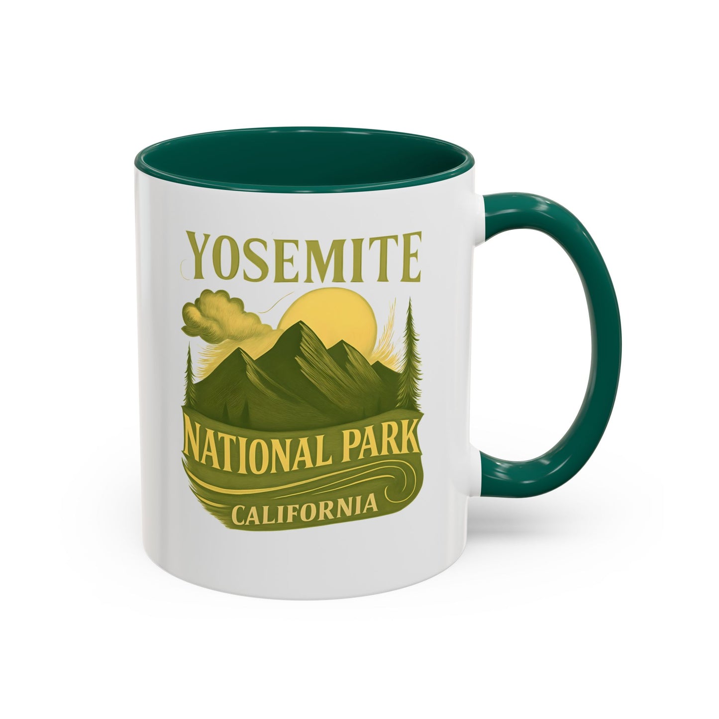 Yosemite National Park Accent Mug, Yosemite Gift, Yosemite Travel Gift, California Trip, Granola Girl Gift