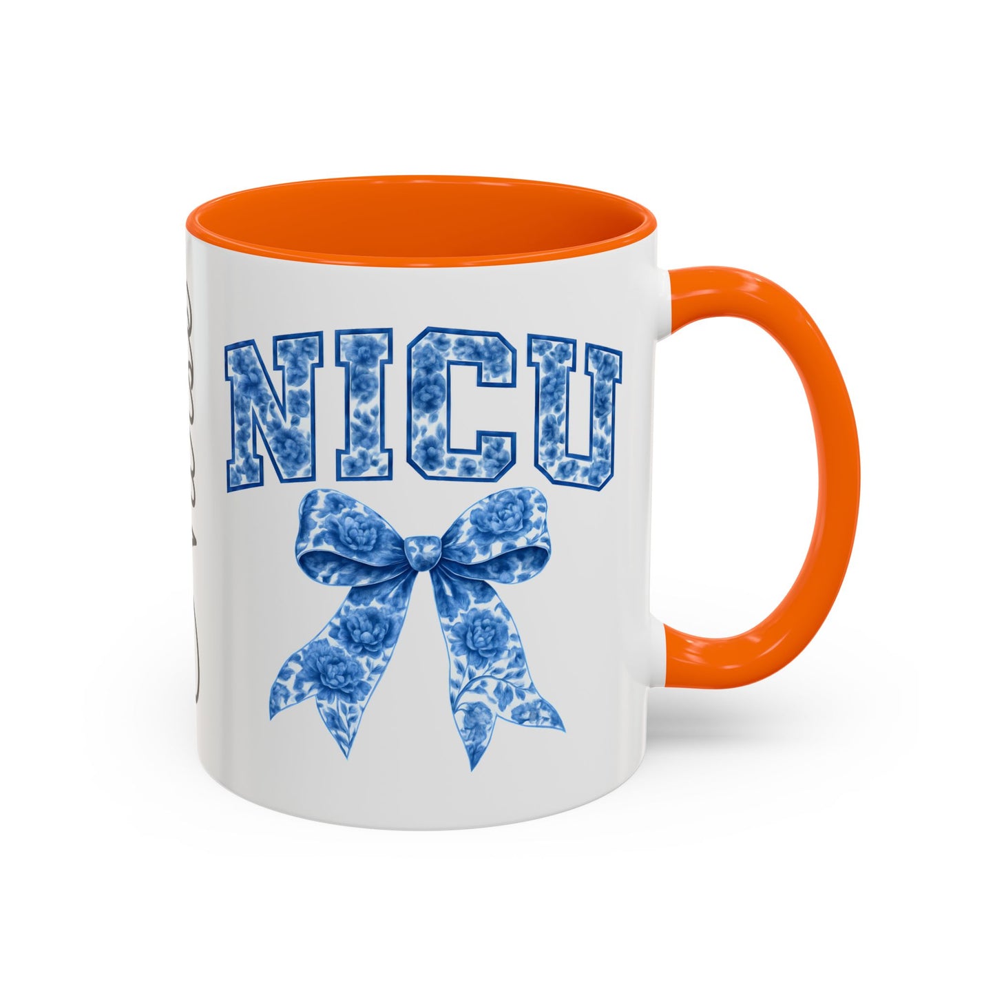 NICU Nurse Chinoiserie Accent Coffee Mug, Nurse Retirement Mug, NICU Nurse Mug, New Job Gift, Mug For NICU Nurse