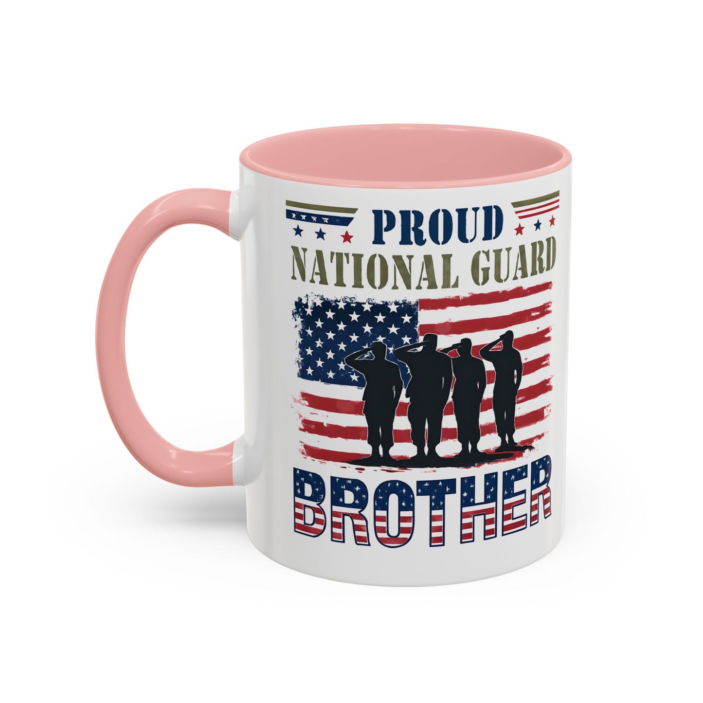 Proud National Guard Brother Coffee Mug, Veteran Appreciation Mug, Military Family Gift, Army Gifts, Tactical Gifts