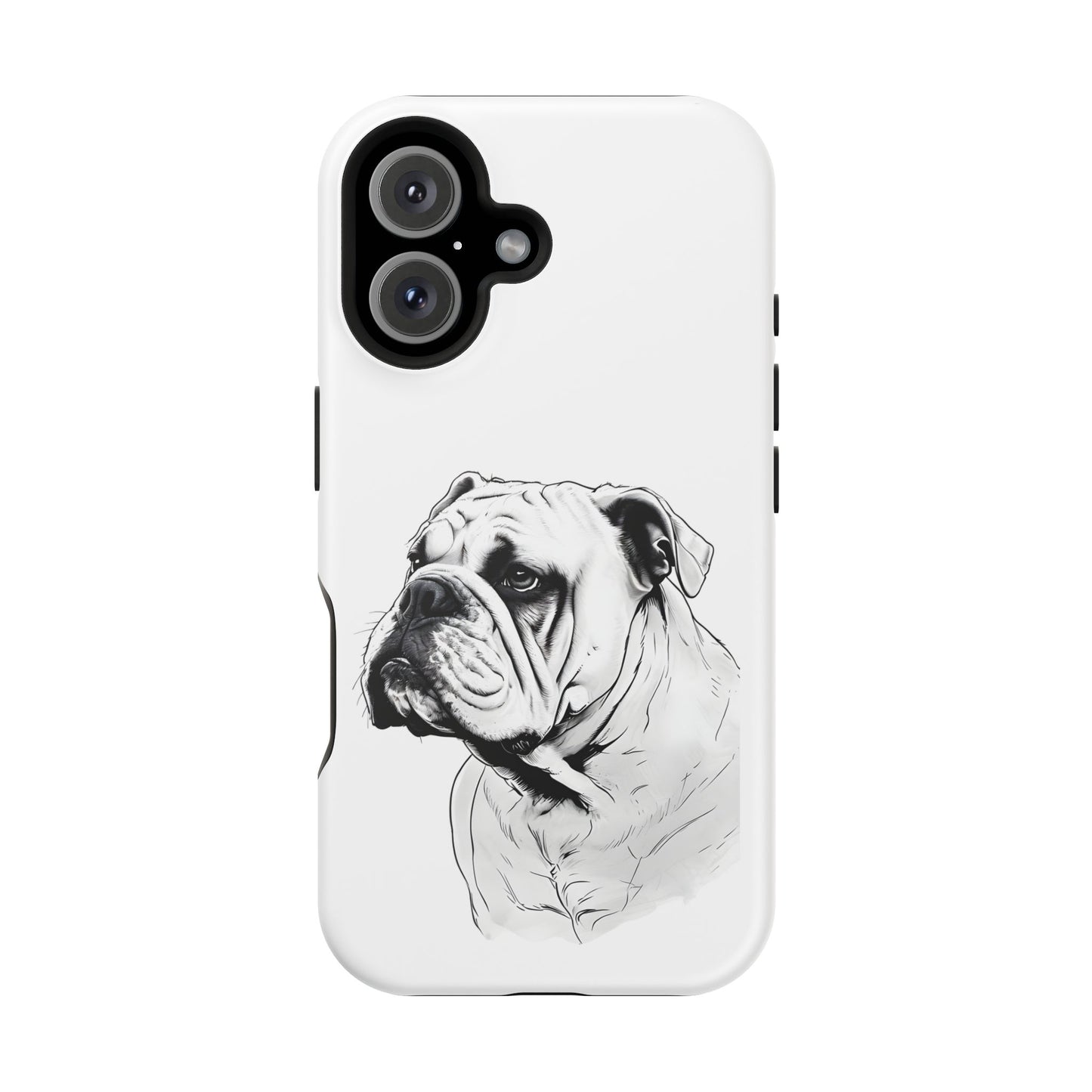 Bulldog Magnetic Tough Cases - Durable Phone Protection, Pet Lovers Gift, Animal Accessories, Unique Design, Personalized Tech