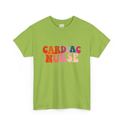 Cardiac Nurse Unisex Heavy Cotton Tee, Cardiac Nurse Shirt, ICU Nurse Gift, Nurses Day Gift, Nurse Squad Shirt