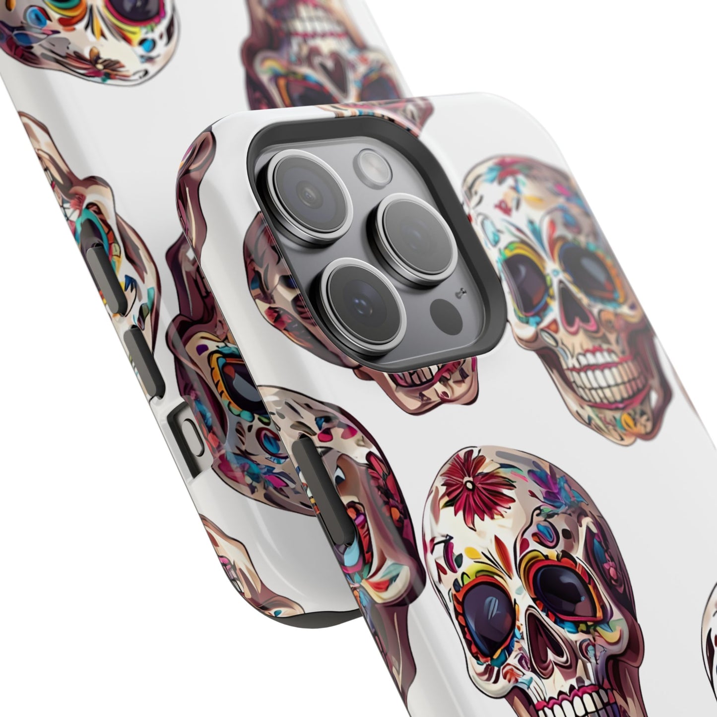 Sugar Skull Phone Case, Dia De Los Muertos, Day Of The Dead, Mexican Tradition, Sugar Skull Art, Wireless Charger