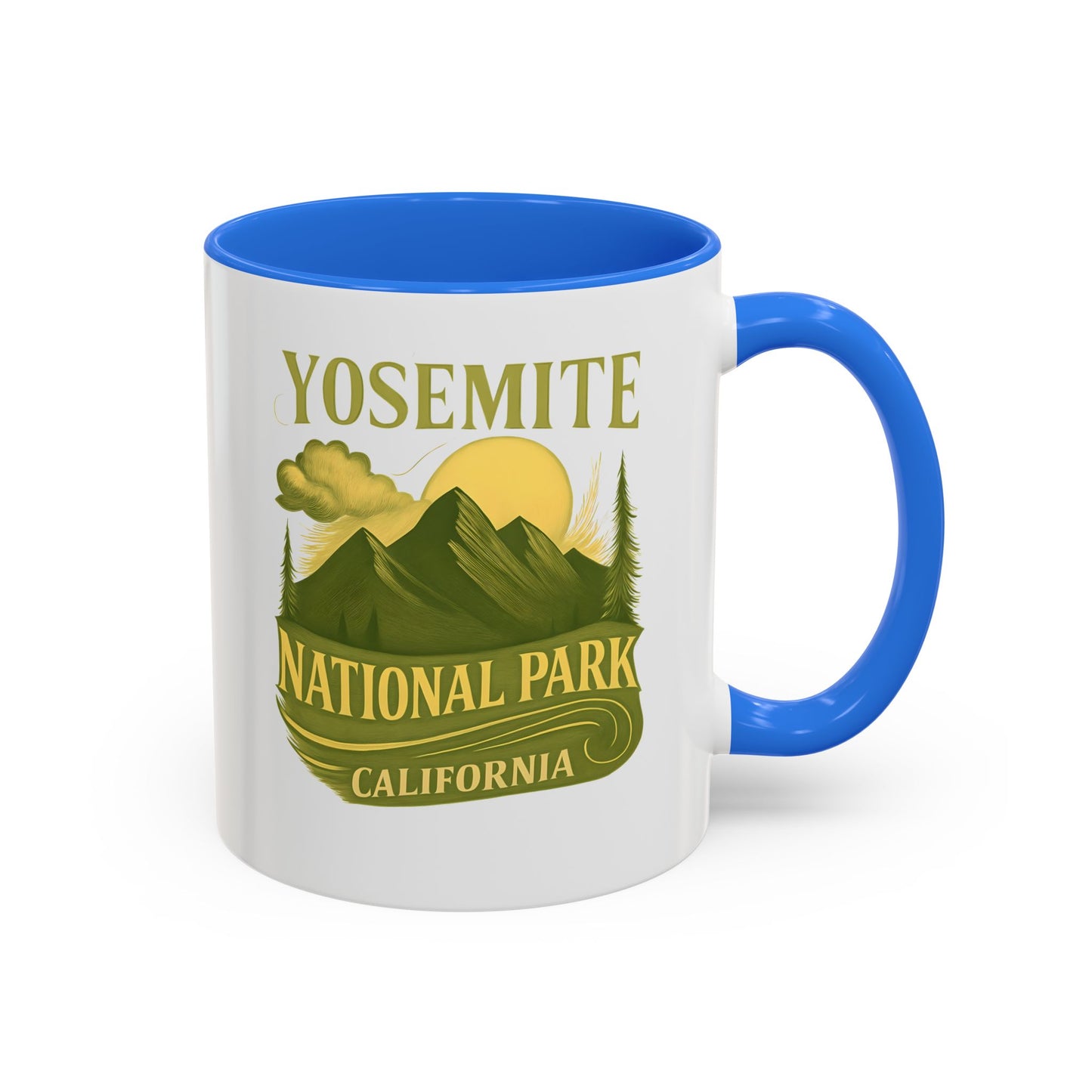 Yosemite National Park Accent Mug, Yosemite Gift, Yosemite Travel Gift, California Trip, Granola Girl Gift