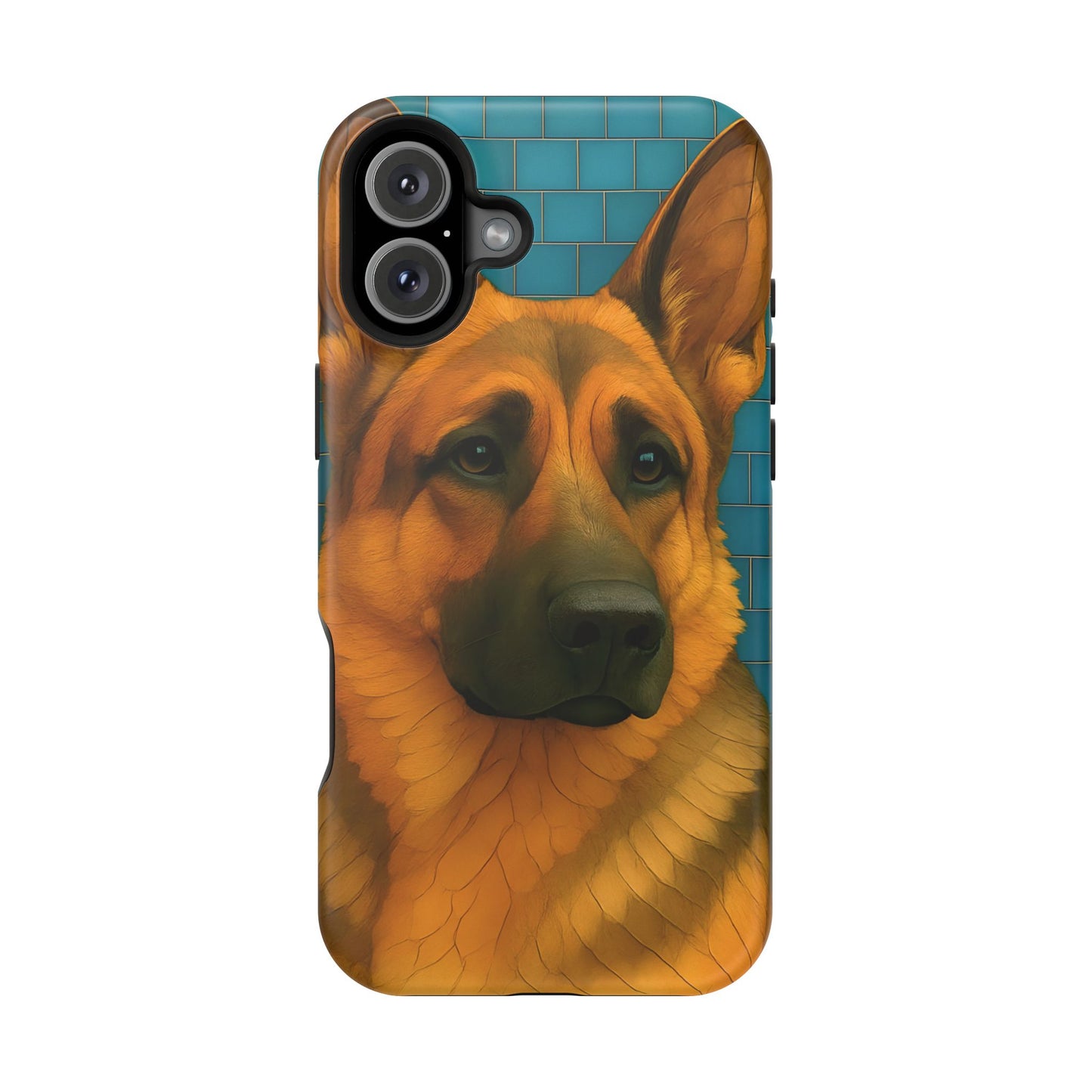 German Shepherd Mosaic Phone Case, German Shepherd Mom Gift, Dog Phone Case, Pet Gift, Dog Lover Present, iPhone Dog Case