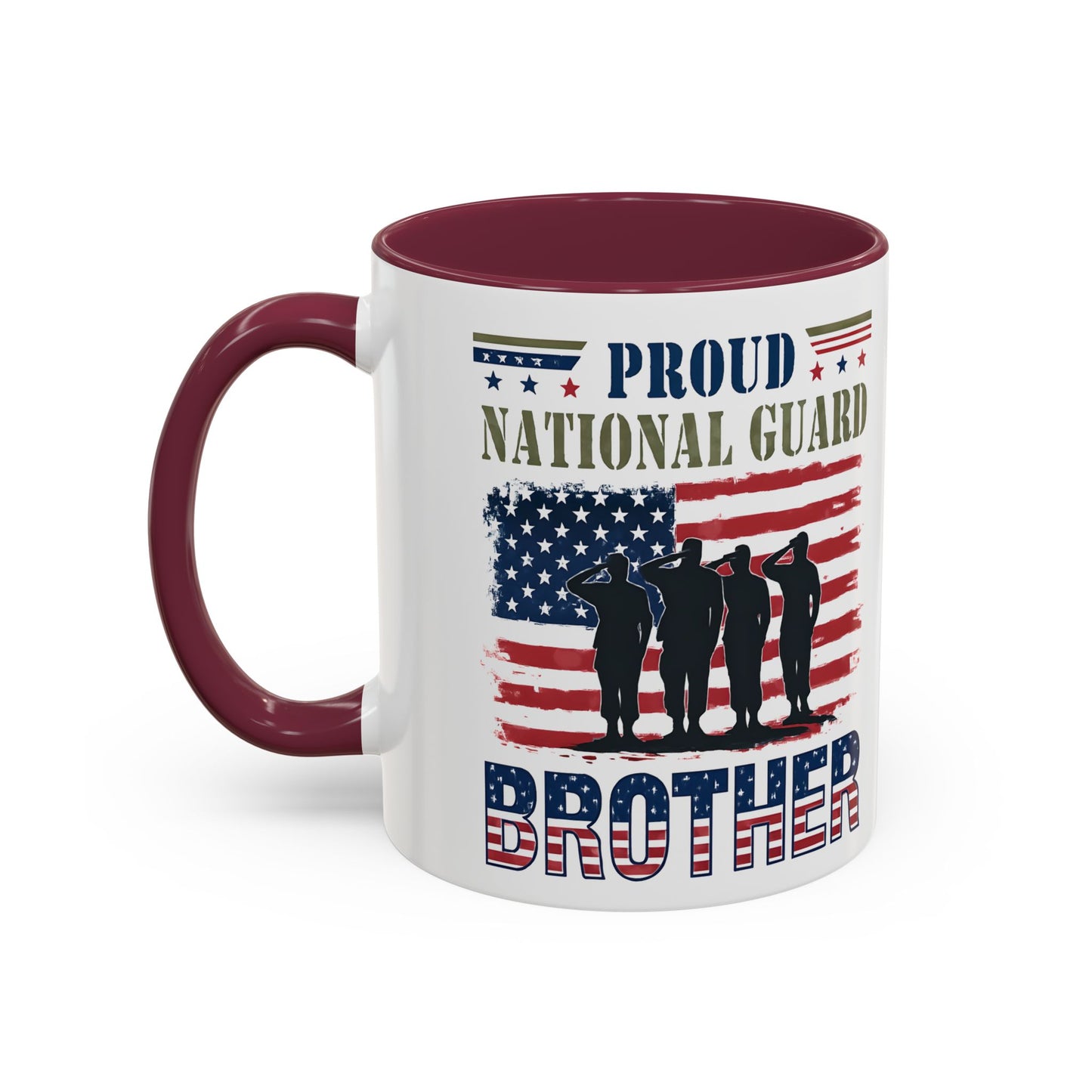 National Guard, Proud Brother Coffee Mug, Veteran Appreciation Mug, Military Family Gift, Army Gifts, Tactical Gifts