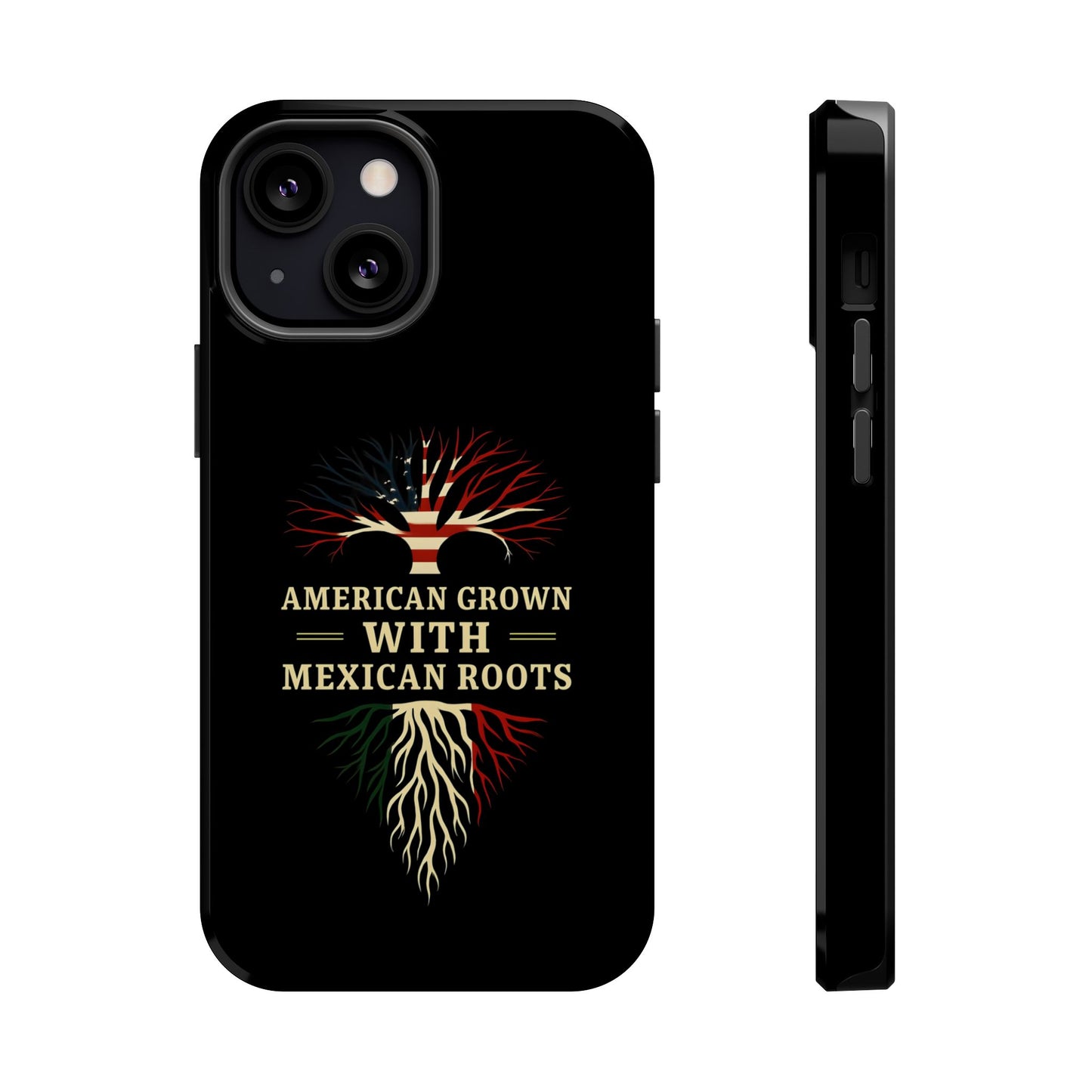 American Grown Magnetic Phone Case, Custom Tough Phone Cover, Unique Phone Accessory, Gift for Her, Multicultural Pride