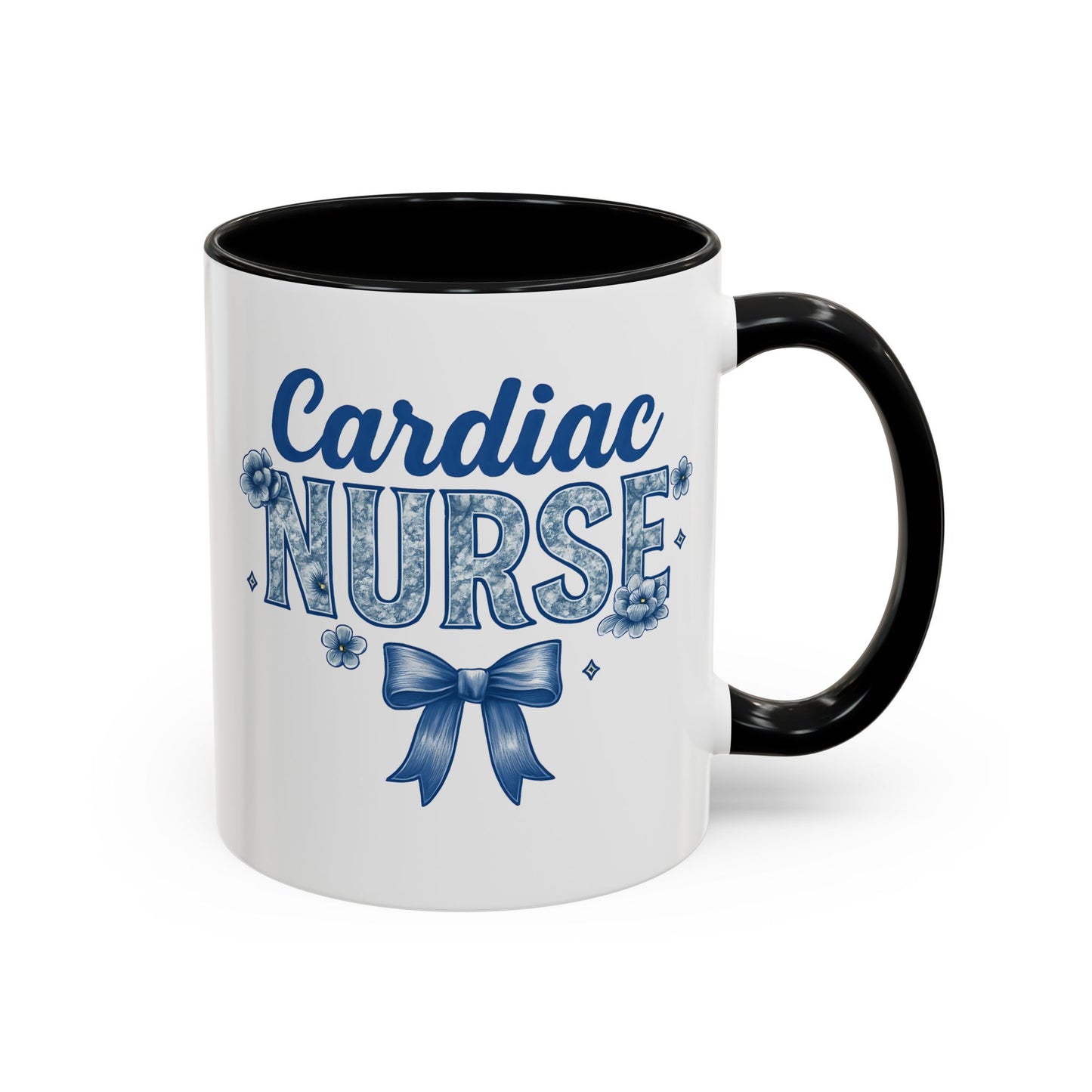 Chinoiserie Nurse Mug, Cardiac Nurse Mug, Cardiac ICU Mug, CVICU Nurse Mug, Cardiology Nurse Gift, Nurse Team Mug