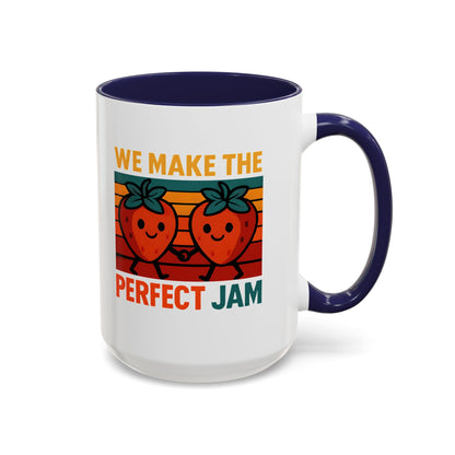 Humorous Strawberry Jam Coffee Mug, Summer Vibes Mug, Strawberry Mug, Food Humor Mug, Hilarious Mug, Gift Idea