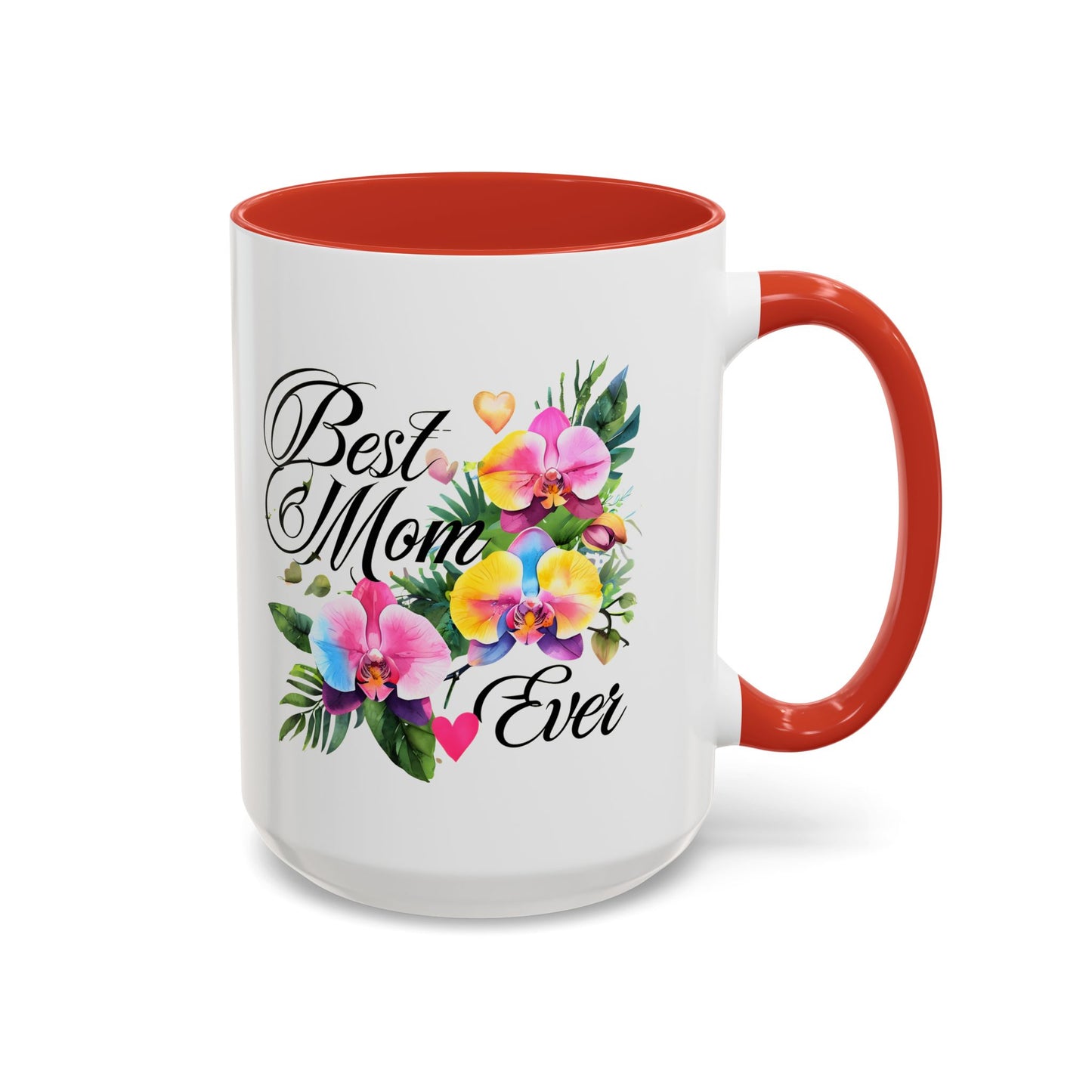 Floral Best Mom Coffee Mug, Vibrant Tea Mug for Mom, Unique Mother's Day Gift, Appreciation Gift for Her