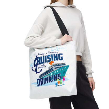 Cruising Tote Bag, Cruise Essentials, Custom Beach Bag, Vacation Tote Bag, Travel Tote Bag, Cruise Bachelorette