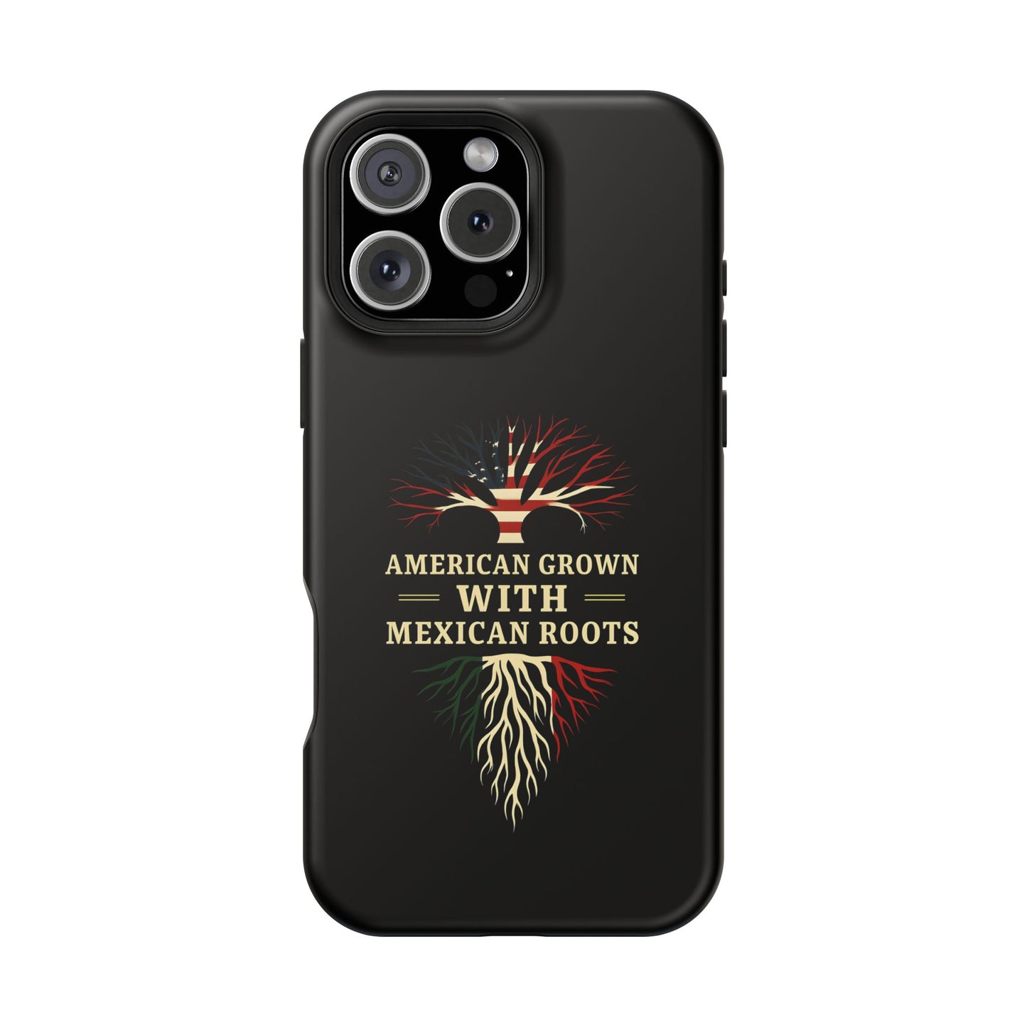 American Grown Magnetic Phone Case, Custom Tough Phone Cover, Unique Phone Accessory, Gift for Her, Multicultural Pride