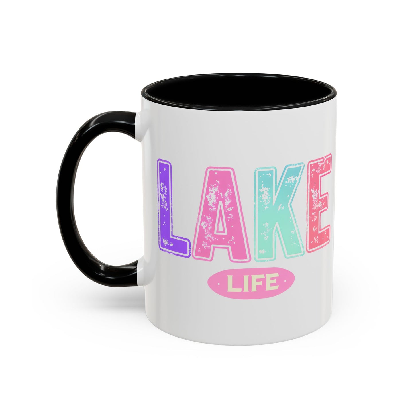 Lake Life Accent Coffee Mug, Great Lakes Mug, Michigan Gifts, Lake Vibes, Modern Mug, Lake House Gifts, Lakehouse Decor
