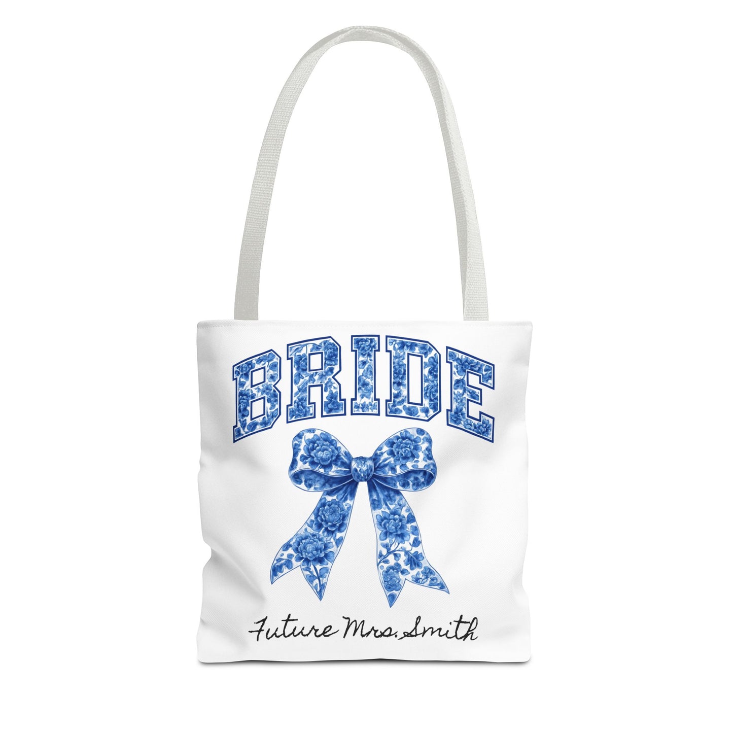 Bridal Tote Bag, Future Mrs. Smith Gift, Wedding Planning, Bride-to-Be Accessory, Personalized Bridal Shower Favor