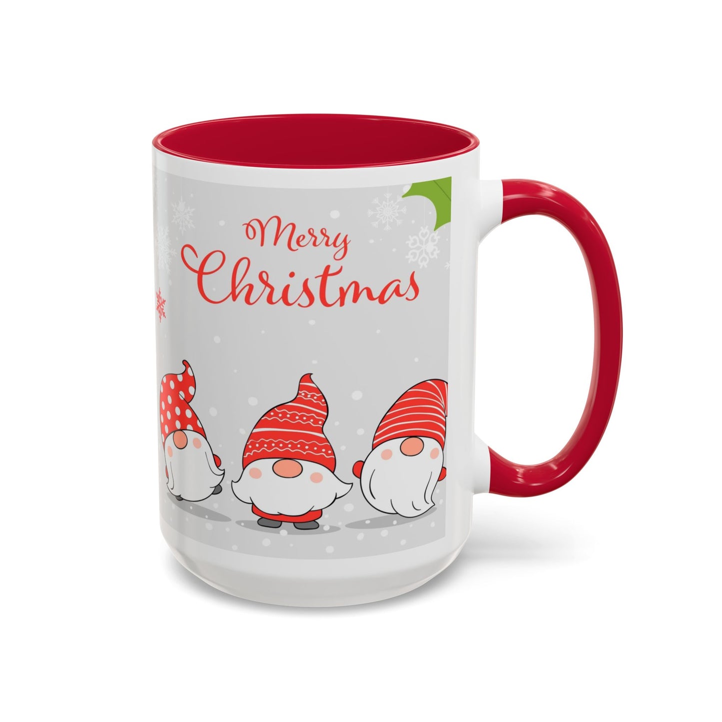 Dancing Merry Christmas Gnome Mug, Cute Holiday Coffee Cup, Festive Winter Gift for Gnome Lovers, Christmas Morning Hot Cocoa Cup, Holiday Drinkware