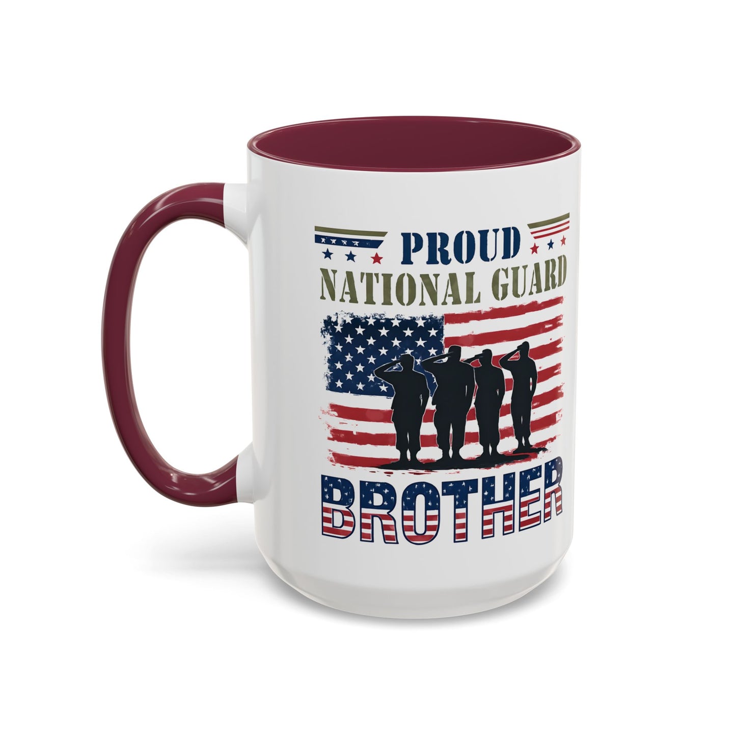 National Guard, Proud Brother Coffee Mug, Veteran Appreciation Mug, Military Family Gift, Army Gifts, Tactical Gifts
