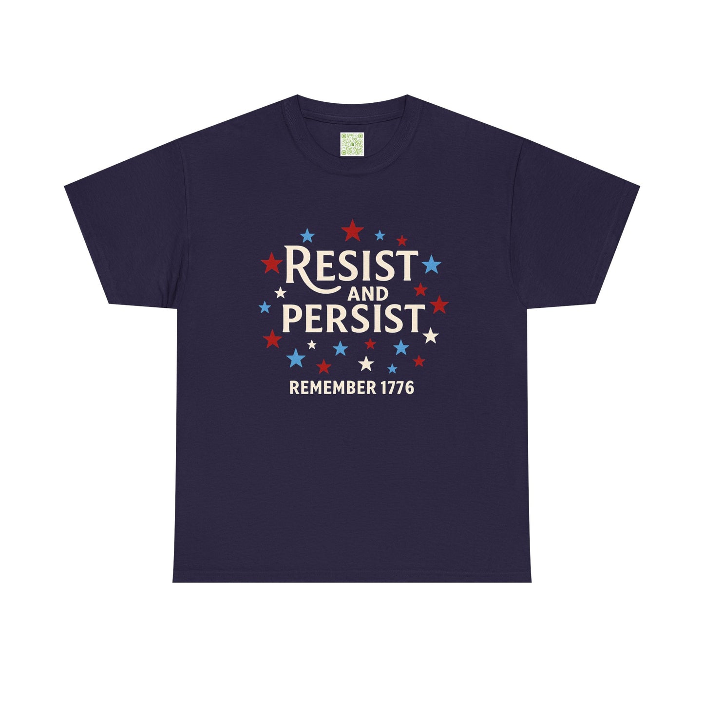 Resist and Persist Tee, Unisex Cotton, Fourth of July Shirt, Memorial Day Shirt, Patriotic Shirt, Freedom Shirt, USA Flag Tee