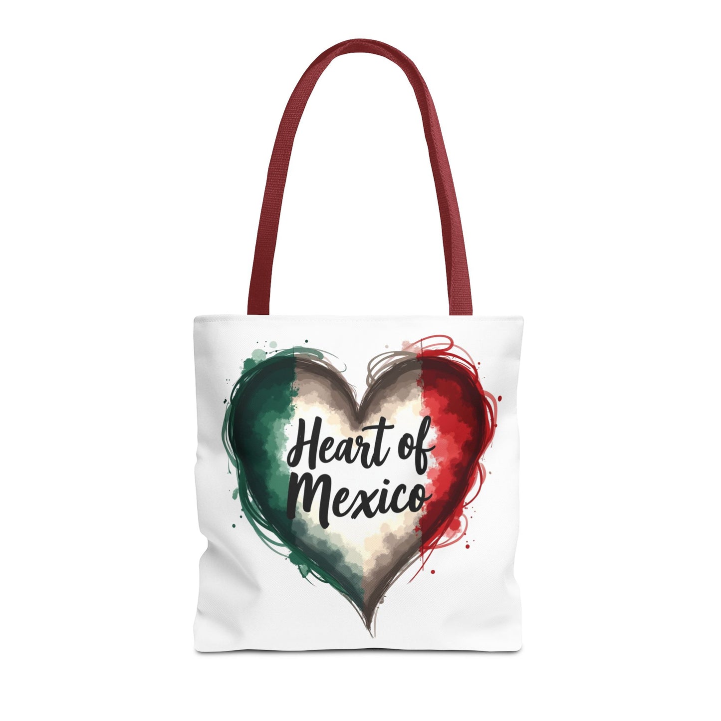 Heart of Mexico Tote Bag, Hispanic Heritage Bag, Mexican Pride Tote, Mexican Culture Bag, Brown Pride, Weekender Bag