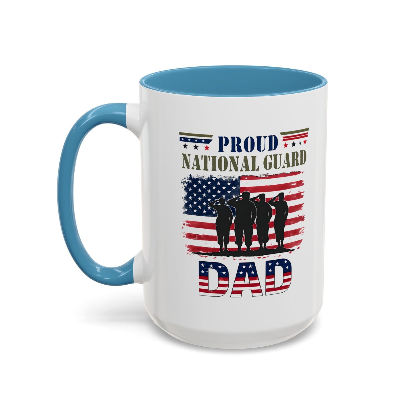 Proud National Guard Dad Coffee Mug, Army National Guard, Veteran Appreciation, Military Family Gift, Gift For Heroes