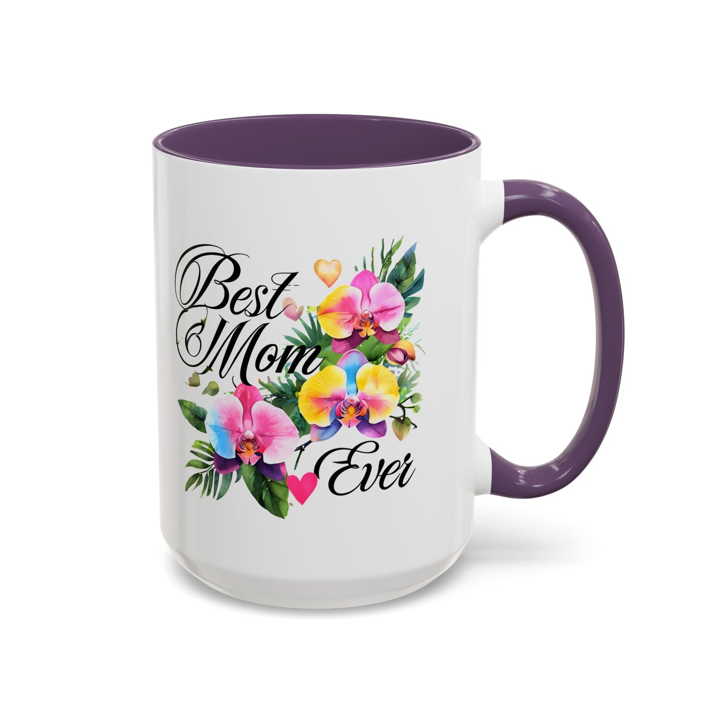 Floral Best Mom Coffee Mug, Vibrant Tea Mug for Mom, Unique Mother's Day Gift, Appreciation Gift for Her
