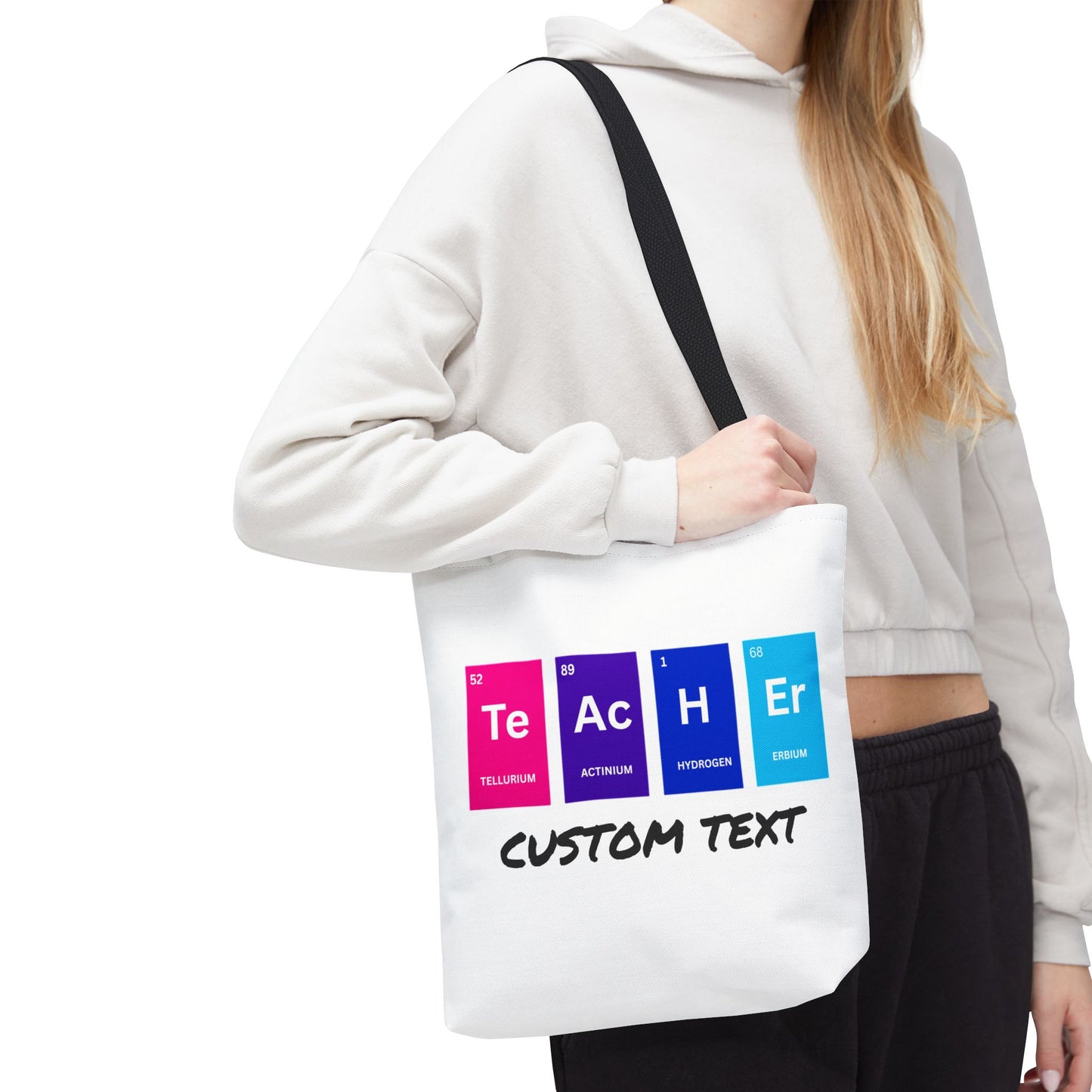 Personalized Science Teacher Tote, Periodic Table Tote, Chemist Tote, Chemistry Teacher, Science Gift, Teacher Appreciation