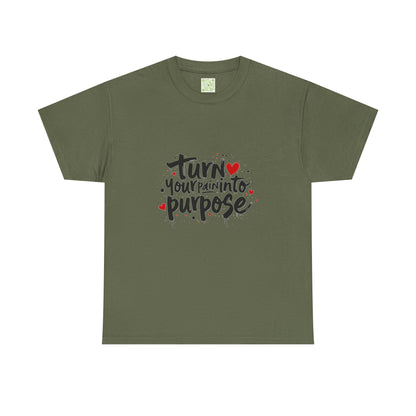 Enneagram Four Shirt, Turn Pain into Purpose Tee, Personality Type 4, Enneagram 4 Tee, Self Growth, Enneagram Types Gift