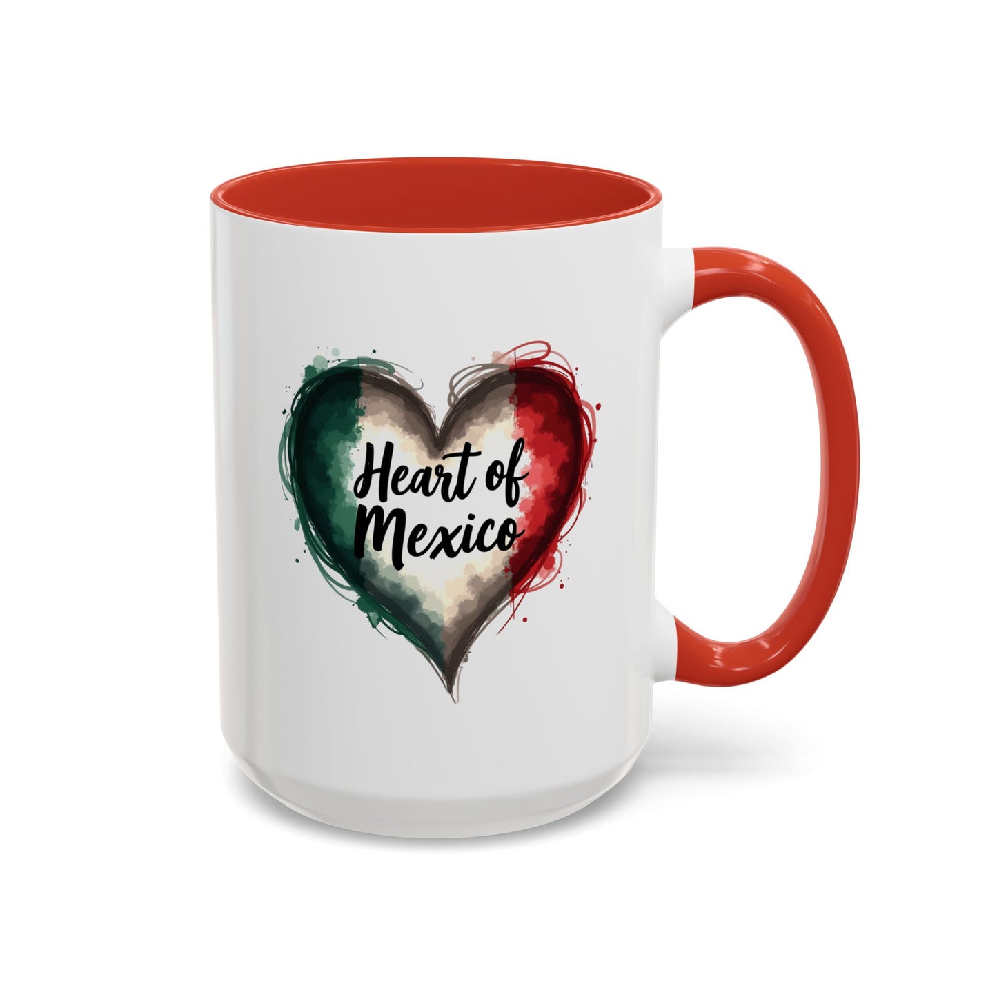 Heart of Mexico Coffee Mug, Hispanic Heritage Mug, Mexican Pride Gift, Immigrant Rights, Mexican Culture, Resistance Mug