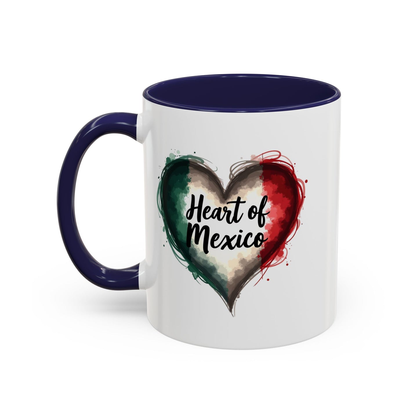 Heart of Mexico Coffee Mug, Hispanic Heritage Mug, Mexican Pride Gift, Immigrant Rights, Mexican Culture, Resistance Mug